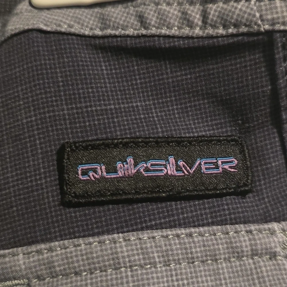 Quiksilver Men's Navy and Purple Board Shorts